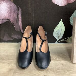 Bloch Chord Black Women's T-Strap Character Shoes